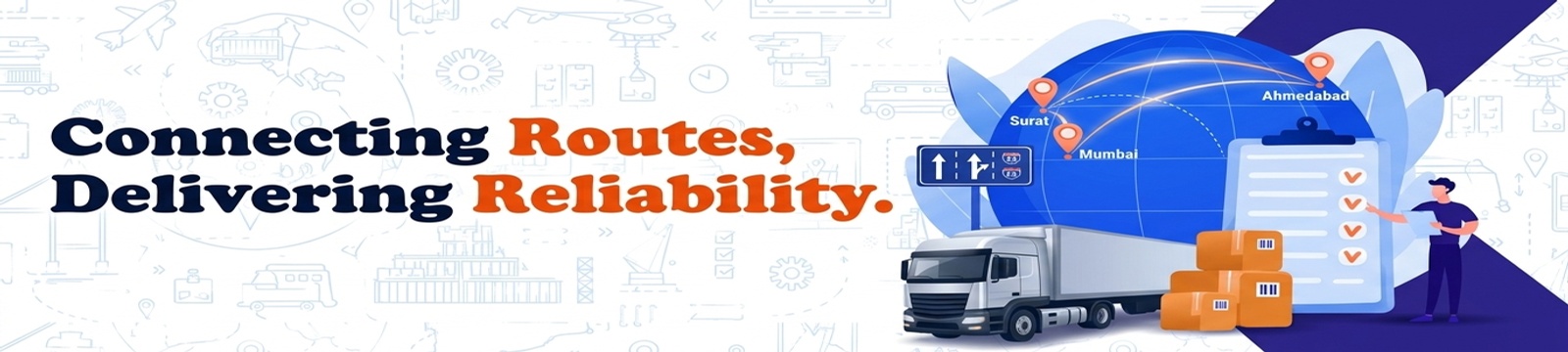 Connecting Routes, Delivering Reliability. - Snehal Logistics Routes